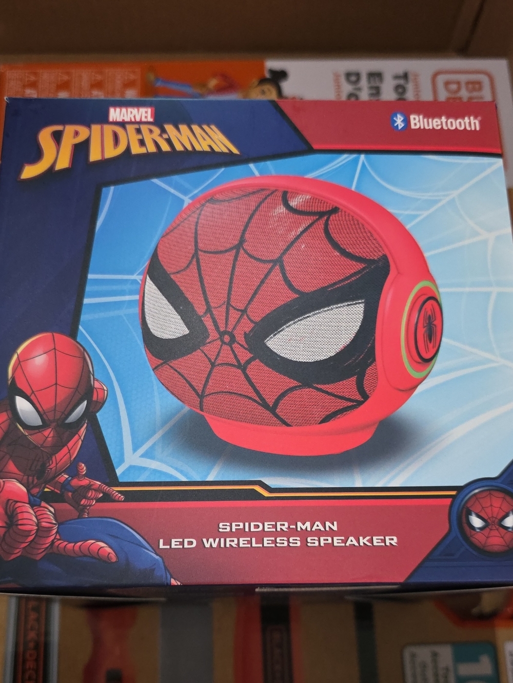 Marvel Spiderman LED Wireless Bluetooth Speaker